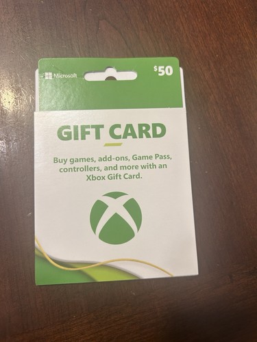 Microsoft xbox gift card - gift,