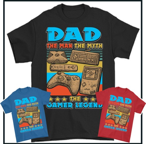 Papà gamer shirt uomo - papà,