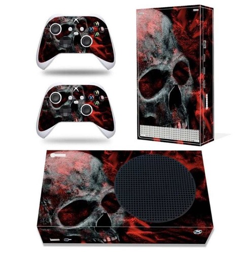 Adesivo pelle vinile skull red - adesivo,