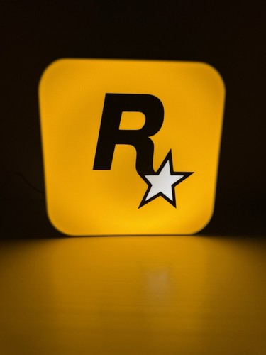 Rockstar games light box - rockstar,